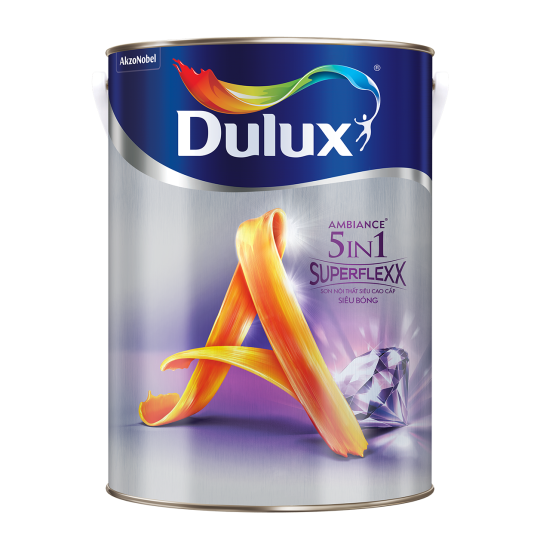 Dulux Ambiance 5in1 Superflexx - Siêu Bóng với Công nghệ Superflexx tiên tiến